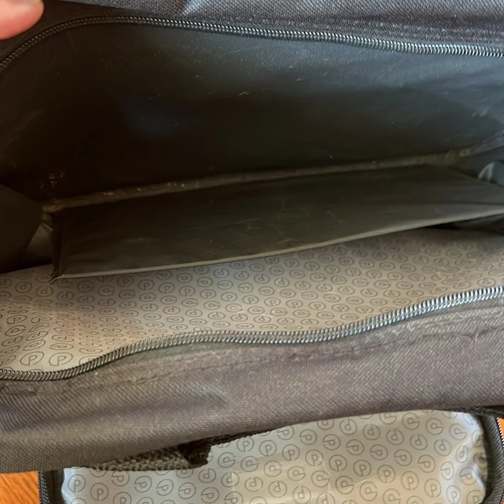 Black Protege Laptop bag with front zipper pocket 15 x 10 x 6